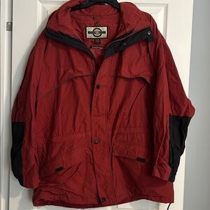 Men’s North End "All Climate" windbreaker water resistant rain jacket size L